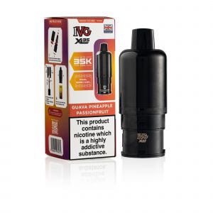 IVG XL35 Guava Pineapple Passionfruit pod & box